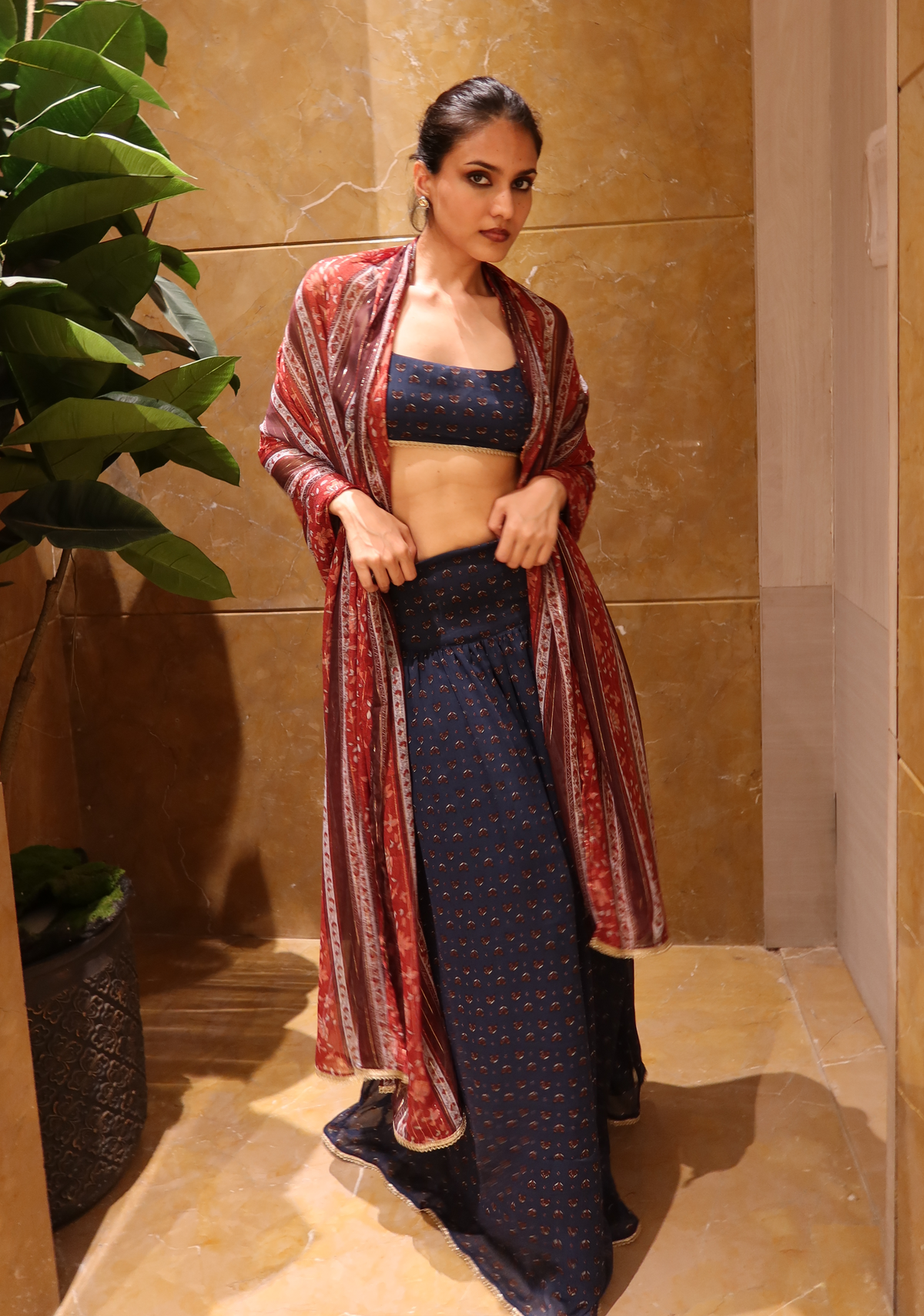 MALTI LEHENGA (STRAP BLOUSE)