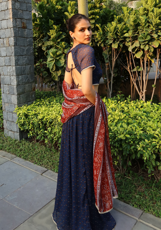 MALTI LEHENGA (SLEEVE BLOUSE)