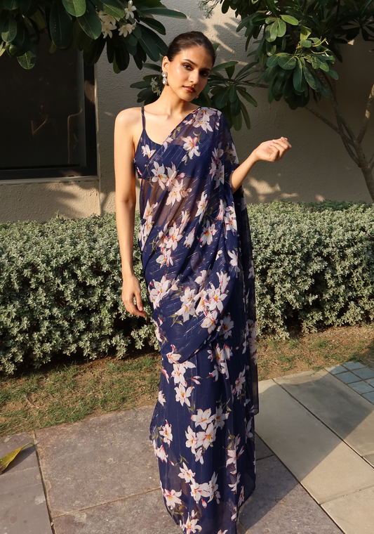 JUHI SAREE (STRAP BLOUSE)
