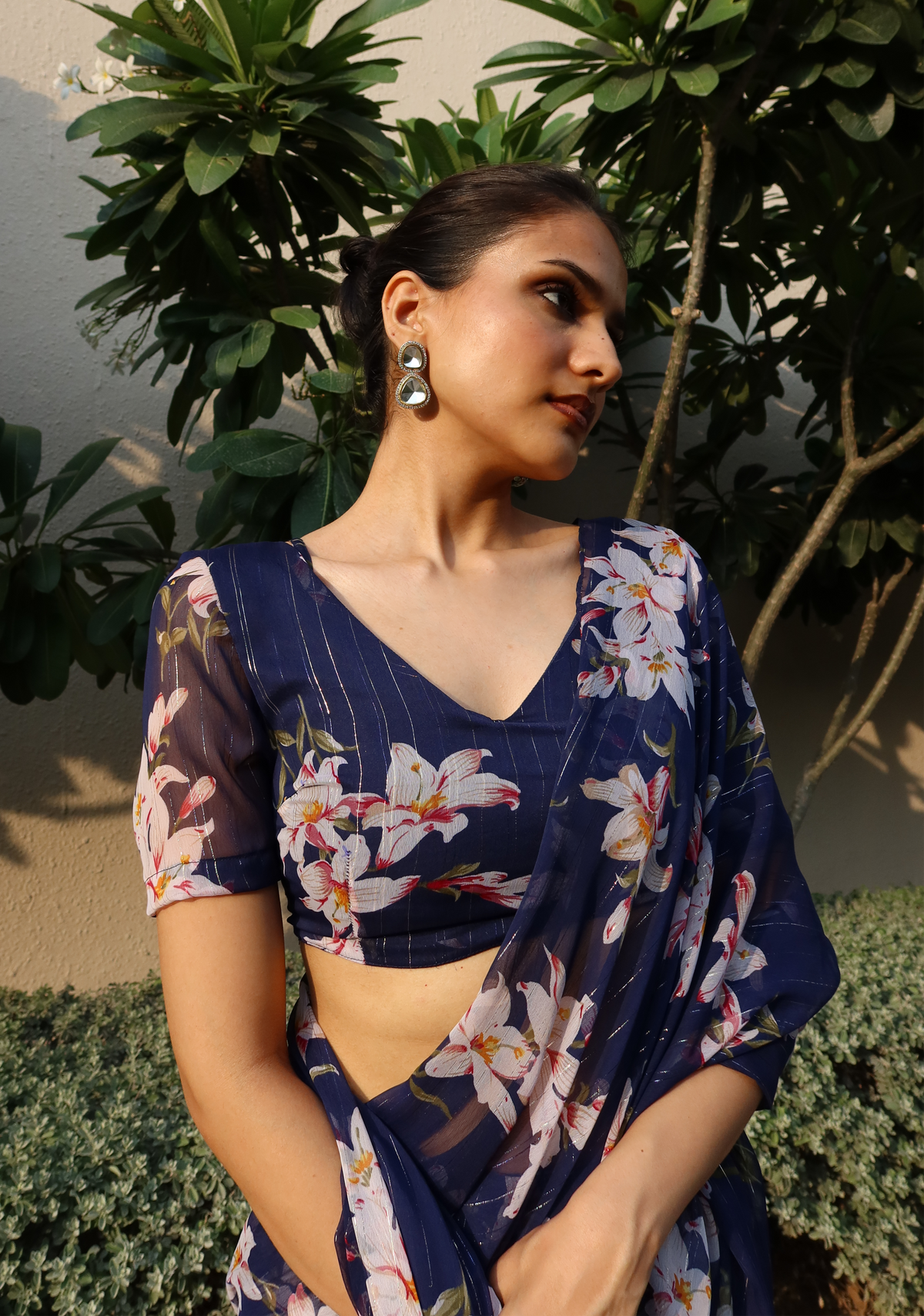 JUHI SAREE (SLEEVE BLOUSE)