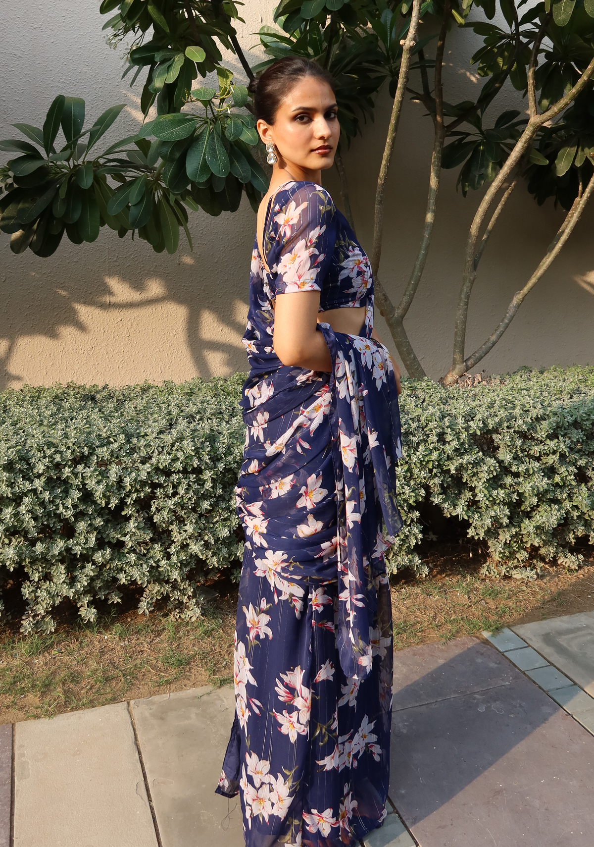 JUHI SAREE (SLEEVE BLOUSE)