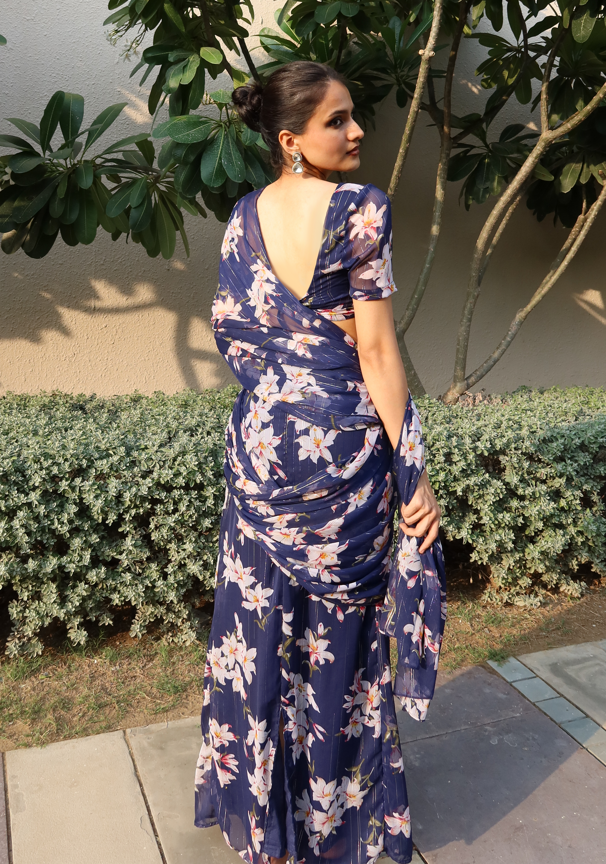 JUHI SAREE (SLEEVE BLOUSE)