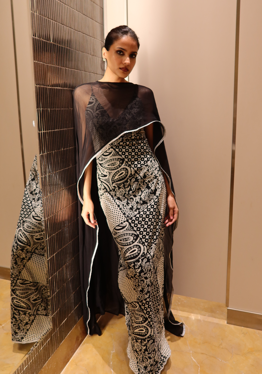 SIYAH KURTA WITH DUPATTA