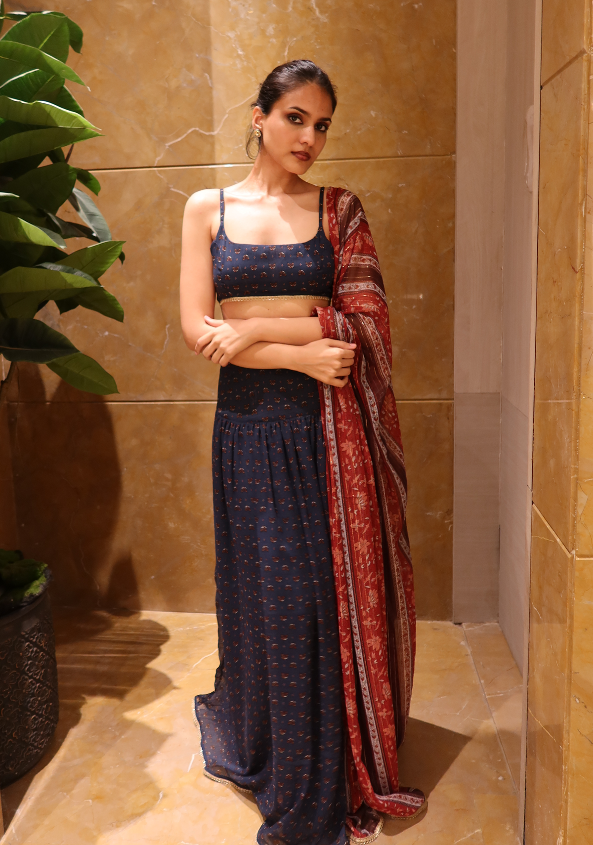 MALTI LEHENGA (STRAP BLOUSE)