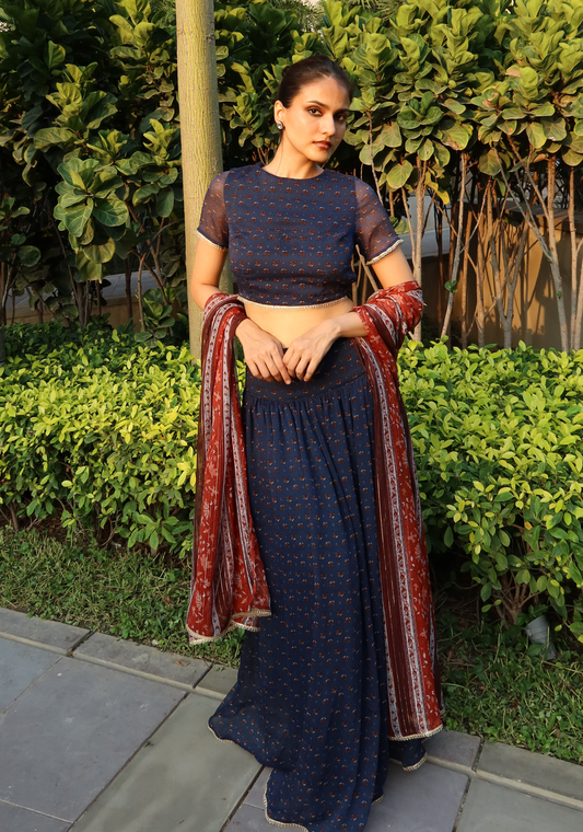 MALTI LEHENGA (SLEEVE BLOUSE)