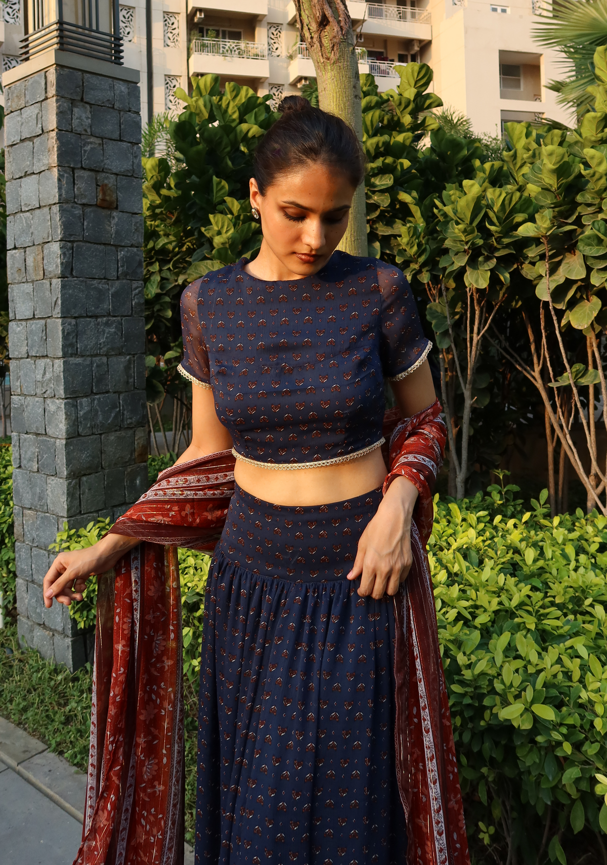 MALTI LEHENGA (SLEEVE BLOUSE)