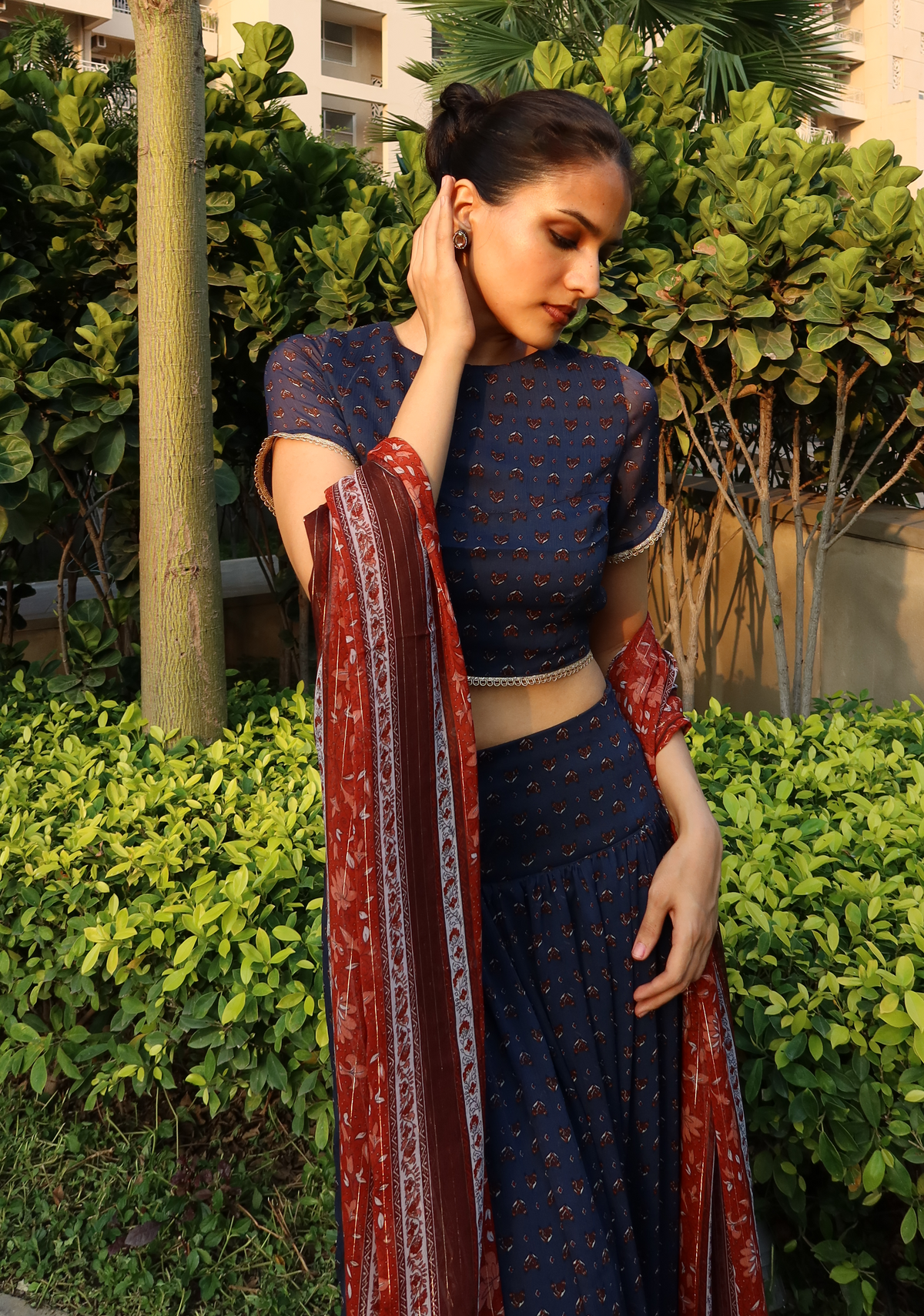 MALTI LEHENGA (SLEEVE BLOUSE)